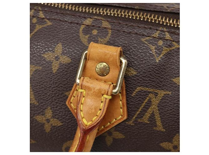 Borsa a mano LOUIS VUITTON Monogram Speedy 25 M41528 LV Auth 204113 Monogramma - vista 10