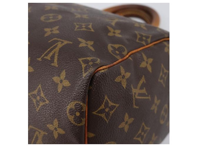 Borsa a mano LOUIS VUITTON Monogram Speedy 25 M41528 LV Auth 204113 Monogramma - vista 17