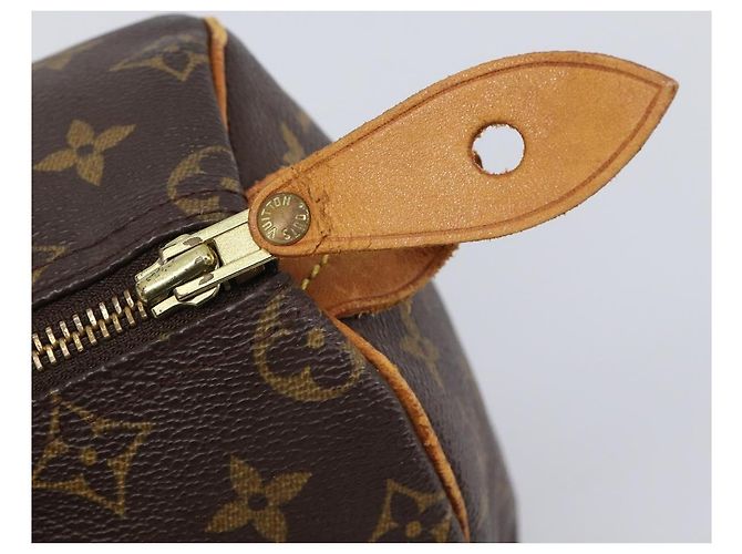 Borsa a mano LOUIS VUITTON Monogram Speedy 25 M41528 LV Auth 204113 Monogramma - vista 19