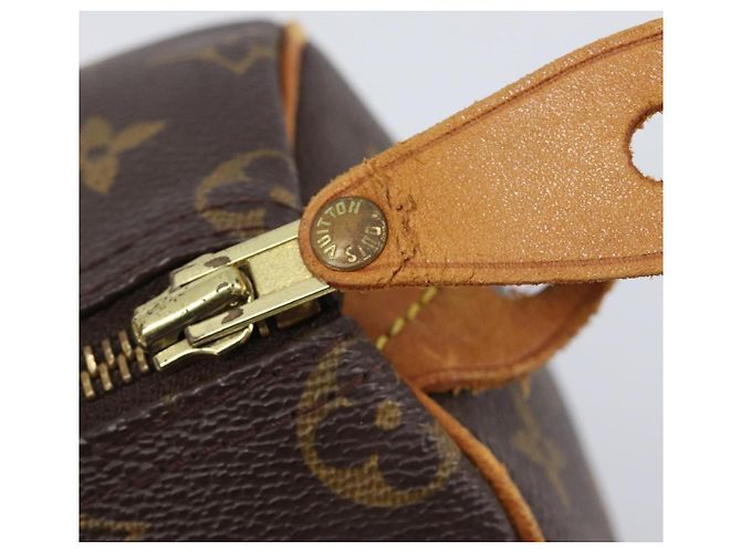 Borsa a mano LOUIS VUITTON Monogram Speedy 25 M41528 LV Auth 204113 Monogramma - vista 9