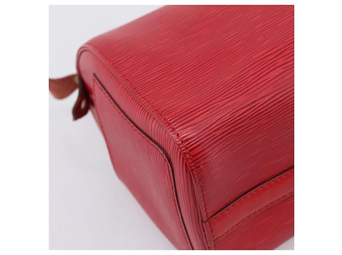 Borsa a mano LOUIS VUITTON Epi Speedy 25 Castilian Red M43017 LV Auth BA15812V Rosso - vista 16