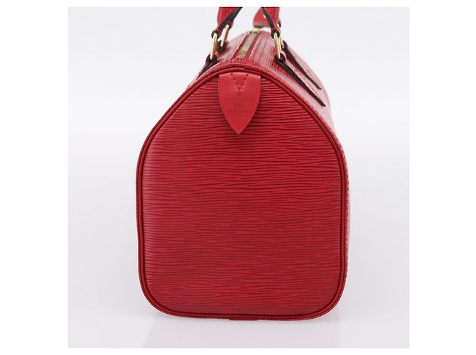 Borsa a mano LOUIS VUITTON Epi Speedy 25 Castilian Red M43017 LV Auth BA15812V Rosso - vista 3