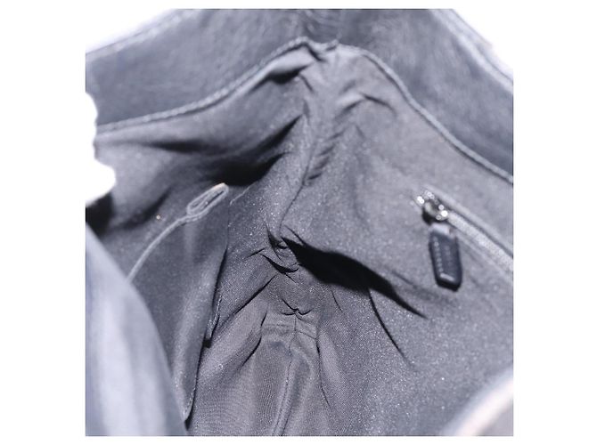 Borsa a tracolla GUCCI GG Canvas Outlet Nero Argento 196140 Auth 204643V - vista 21