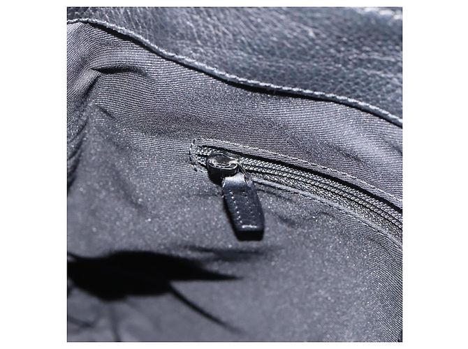 Borsa a tracolla GUCCI GG Canvas Outlet Nero Argento 196140 Auth 204643V - vista 22
