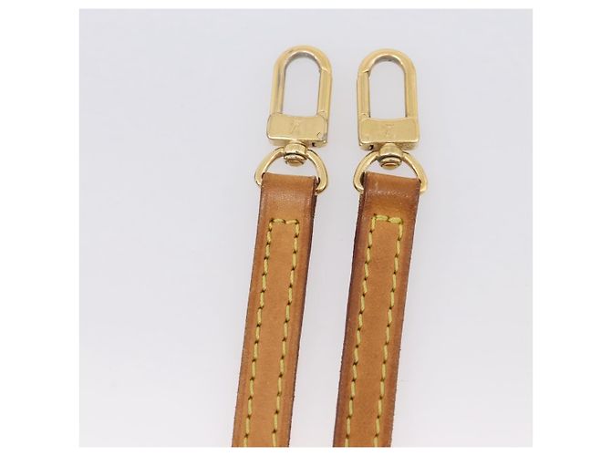 LOUIS VUITTON Tracolla in pelle Nume 50.4'' Beige LV Auth 204021V - vista 7