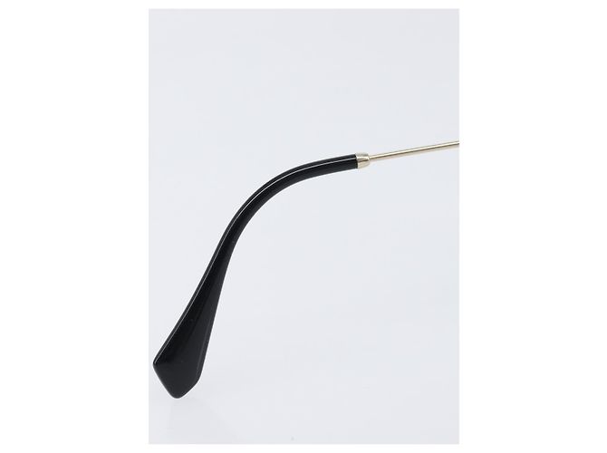 Occhiali da sole Miu Miu Plastic Gold Tone Auth 203629 - vista 20