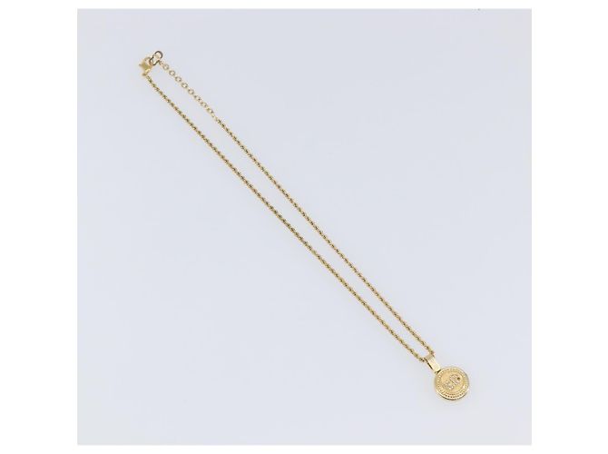 Collana Christian Dior metallo set da 3 Oro Auth SW2804 D'oro - vista 12
