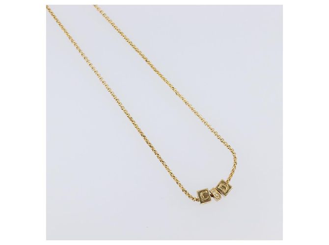 Collana Christian Dior metallo set da 3 Oro Auth SW2804 D'oro - vista 24