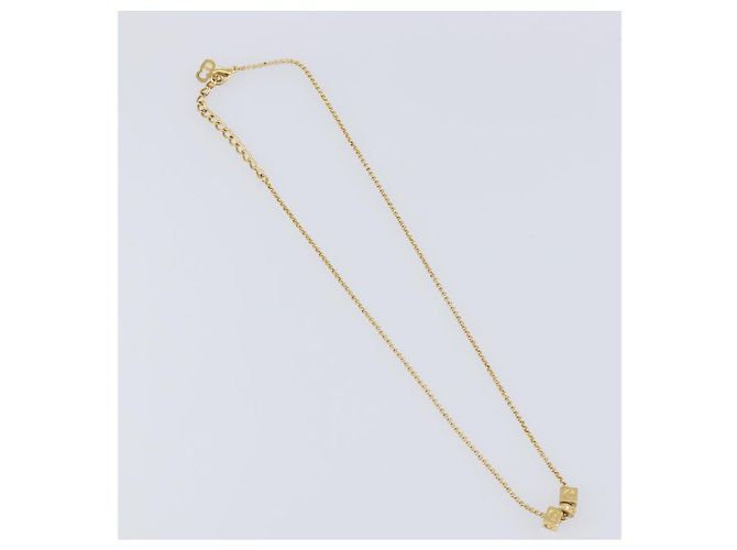 Collana Christian Dior metallo set da 3 Oro Auth SW2804 D'oro - vista 27