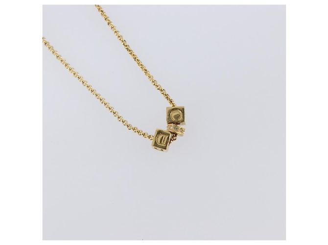 Collana Christian Dior metallo set da 3 Oro Auth SW2804 D'oro - vista 28