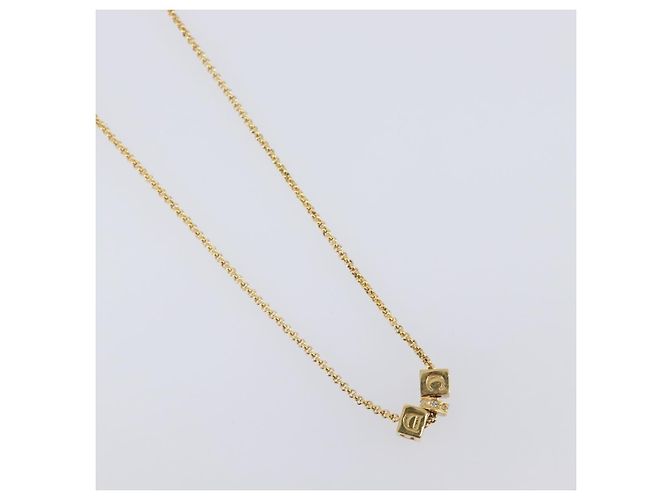 Collana Christian Dior metallo set da 3 Oro Auth SW2804 D'oro - vista 29