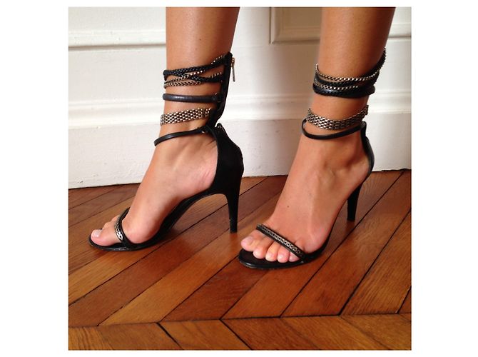 Isabel Marant Rea Sandalen Schwarz T.37 - Ansicht 2