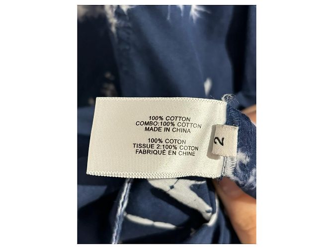 Camicia Proenza Schouler tie & dye T.XS Blu - vista 7