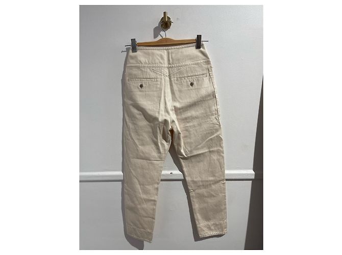 Isabel Marant Etoile Pantalones Isabel Marant beige T.34 - vista 5