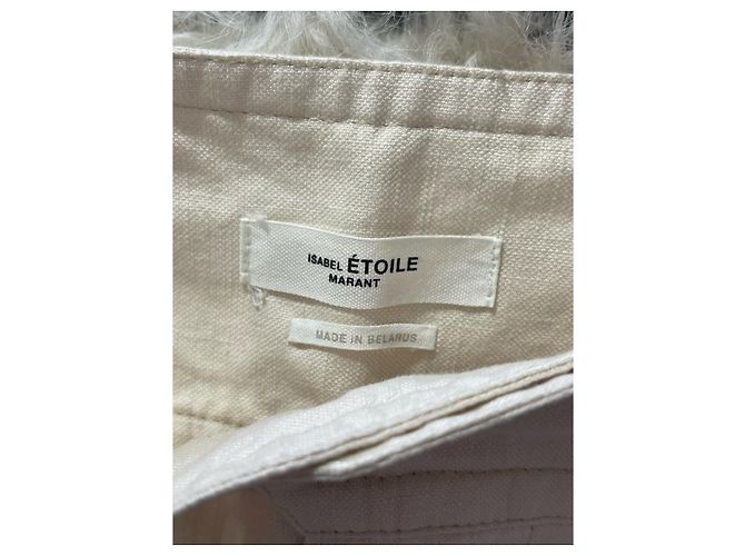 Isabel Marant Etoile Pantalones Isabel Marant beige T.34 - vista 6