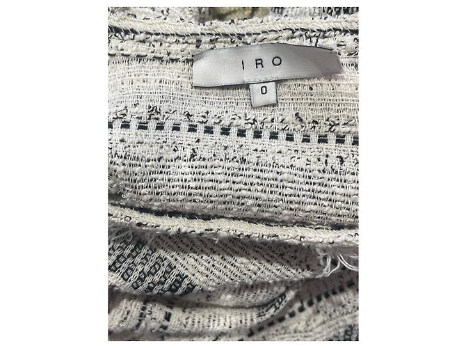 Iro Kalley Baumwollkleid Creme Roh - Ansicht 4
