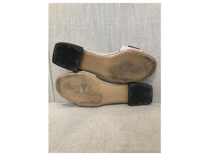 Gancini Mules Salvatore Ferragamo T.37,5 Beige - vista 7