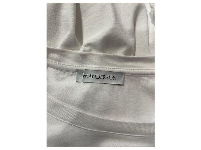 JW Anderson Camiseta J.W Anderson blanca T.M Blanco - vista 4