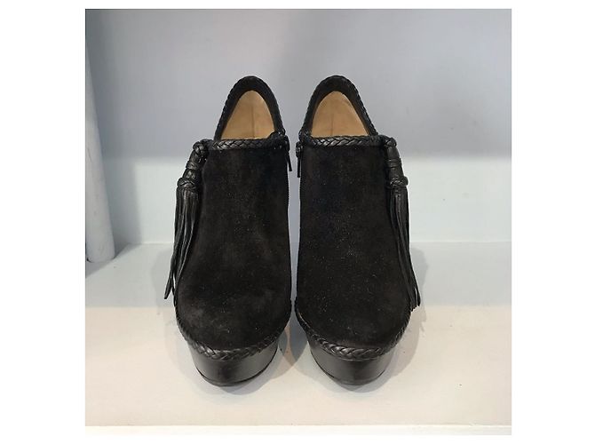 Botas Christian Louboutin negras T.38,5 Negro - vista 2