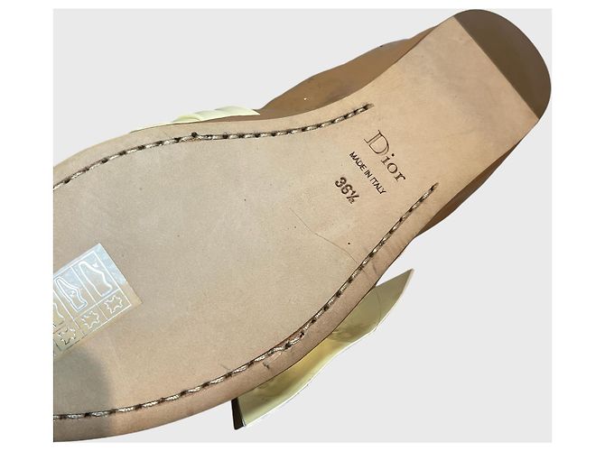 Bailarinas Christian Dior T.36,5 Beige - vista 9