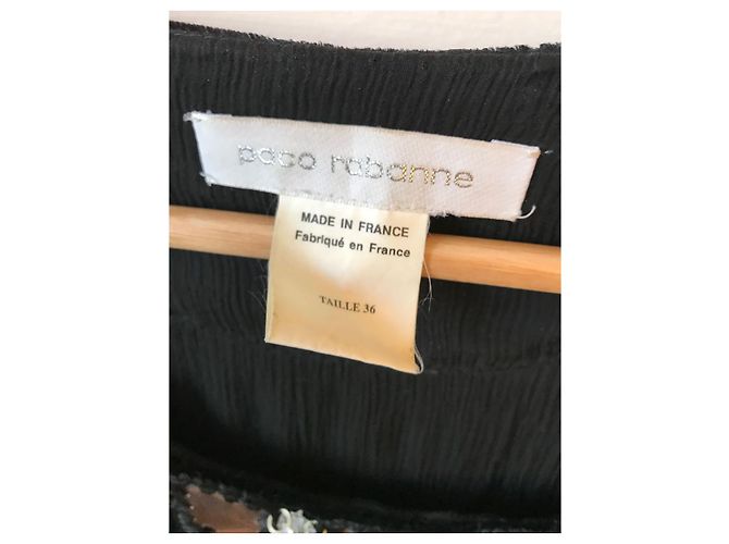Kleid Paco Rabanne T.36 Schwarz - Ansicht 5