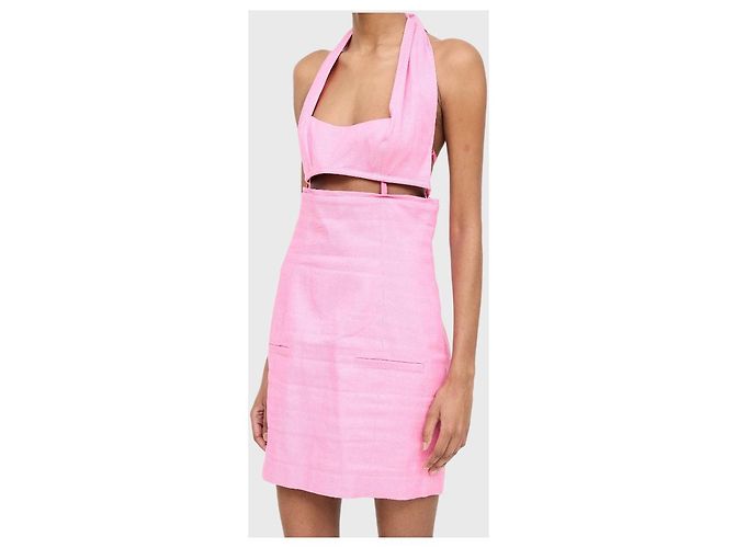 Jacquemus Kleid rosa T.32 Pink - Ansicht 2