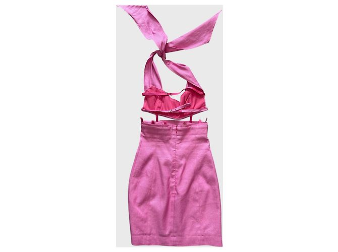 Jacquemus Kleid rosa T.32 Pink - Ansicht 3