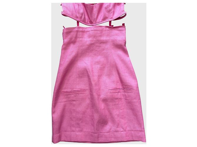 Jacquemus Kleid rosa T.32 Pink - Ansicht 5