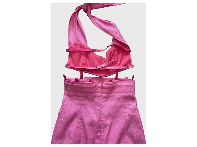 Jacquemus Kleid rosa T.32 Pink - Ansicht 7