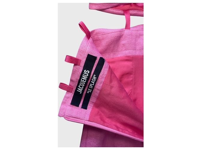 Jacquemus Kleid rosa T.32 Pink - Ansicht 9