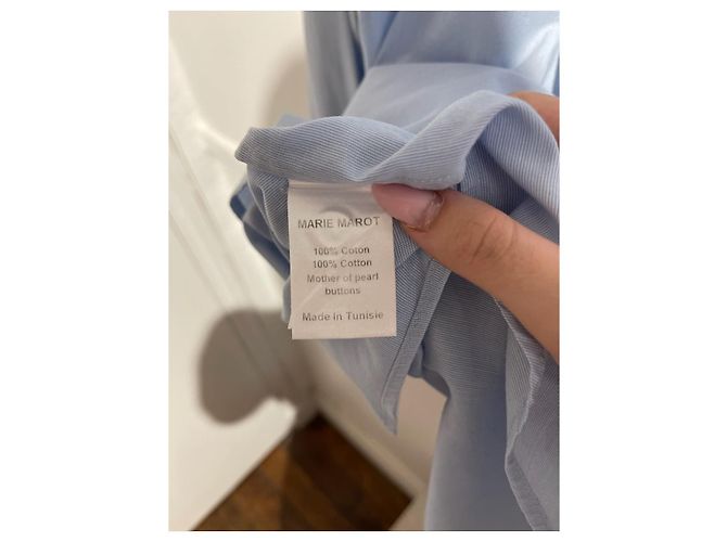 Autre Marque Camicia Marie Marot azzurro T.XL Blu - vista 6
