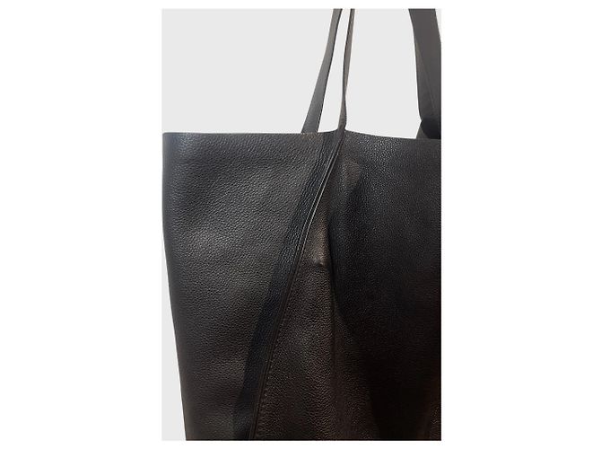 Autre Marque Borsa tote Dior Homme in pelle martellata nera Nero - vista 3