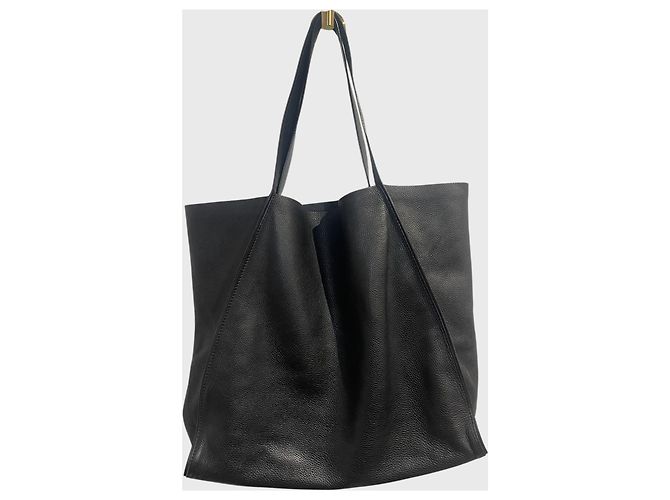 Autre Marque Borsa tote Dior Homme in pelle martellata nera Nero - vista 5