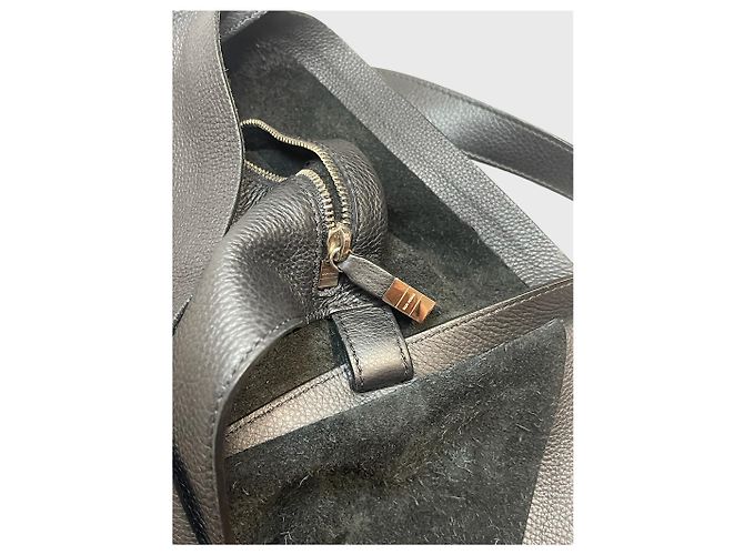 Autre Marque Borsa tote Dior Homme in pelle martellata nera Nero - vista 8