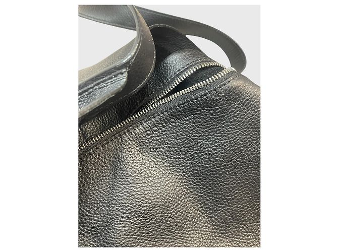 Autre Marque Borsa tote Dior Homme in pelle martellata nera Nero - vista 9