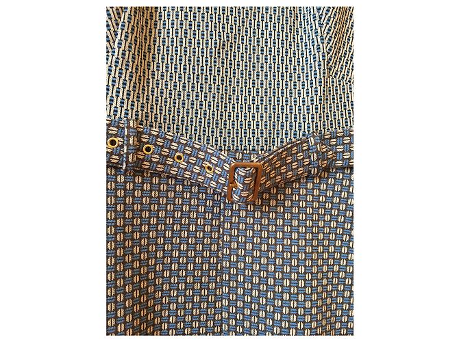 Kleid Diane Von Furstenberg T.0 Blau - Ansicht 2