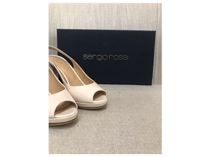 Sergio Rossi Pumps off-white T.35,5 Beige - Ansicht 6