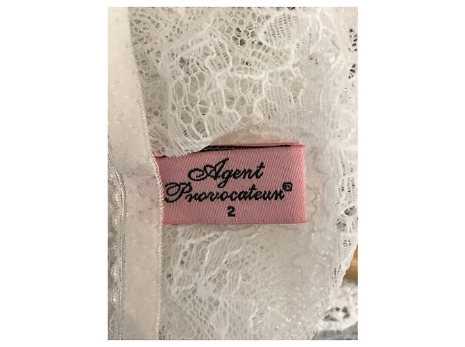 Lingerie Agent Provocateur blanco - vista 8