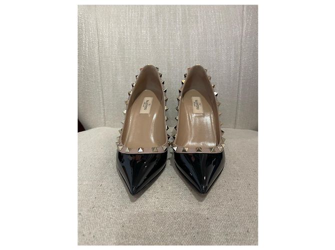 Valentino Garavani Décolleté Valentino Rockstud T.38,5 Nero - vista 3
