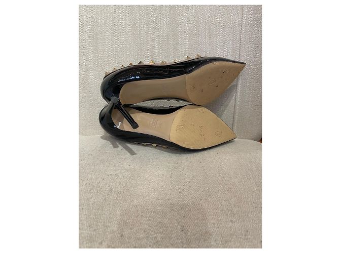 Valentino Garavani Décolleté Valentino Rockstud T.38,5 Nero - vista 5