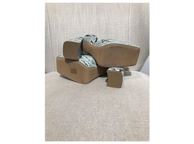 Bottega Veneta Pumps aus Python Gr. 41 Blau - Ansicht 6