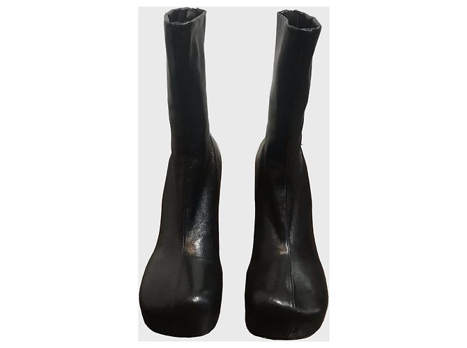 Stivaletti Bottega Veneta Bold neri T.41 Nero - vista 3