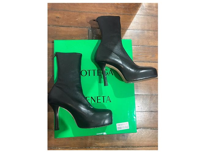 Stivaletti Bottega Veneta Bold neri T.41 Nero - vista 7