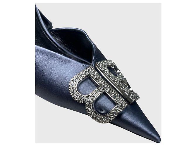 Décolleté Balenciaga Knife T.37 Grigio - vista 5