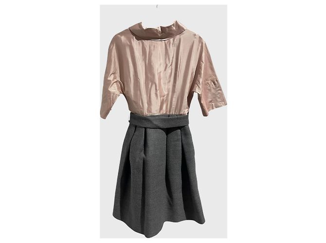 Vestido Dice Kayek de lana gris - vista 3