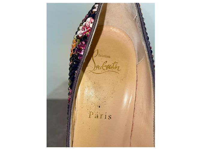 Pigalle Décolleté Christian Louboutin T.39 Multicolore - vista 9
