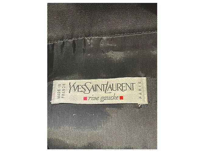 Autre Marque Falda Yves Saint Laurent negra T.36 Negro - vista 3