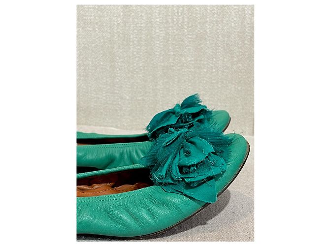 Bailarinas Lanvin verdes T.36 - vista 2