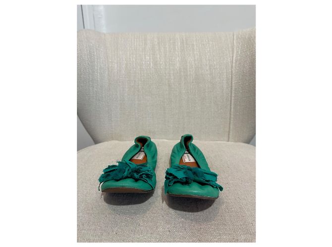 Bailarinas Lanvin verdes T.36 - vista 3
