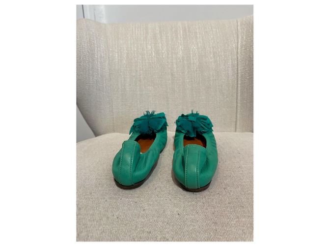 Bailarinas Lanvin verdes T.36 - vista 5